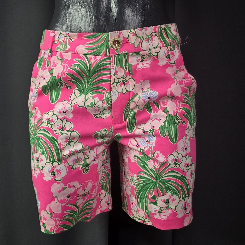 Lilly Pulitzer Pink Floral Shorts